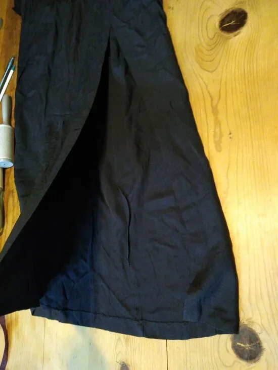 Zum Zum Junior 9 10 Formal Dress Y2K Prom Black Sparkly Floor Length Halter Neck - Picture 4 of 6